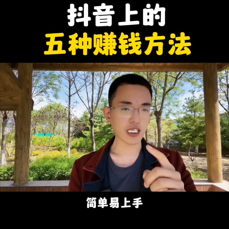 抖音上的五种赚钱方法#自媒体